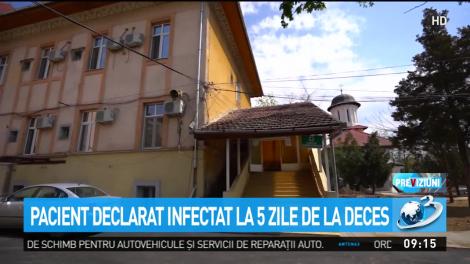 Pacient declarat infectat la 5 zile după deces. O anchetă epidemiologică este &icirc;n desfășurare