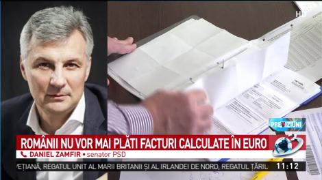 Rom&acirc;nii nu vor mai plăti facturi calculate &icirc;n euro