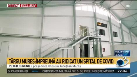 Sala polivalentă a UMFST din Târgu Mureș a fost transformată în doar 10 zile în spital COVID-19