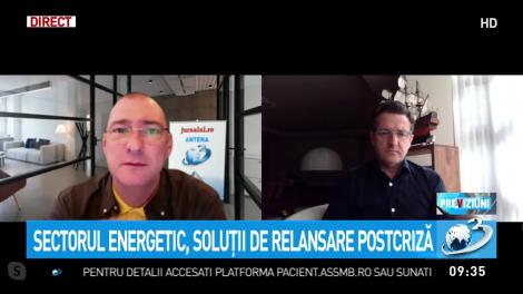 Jurnalul de economie, cu Daniel Apostol. Sectorul energetic, soluţii de relansare postcriză