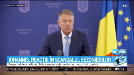 Klaus Iohannis, prima reacție în scandalul sezonierilor. ”Este alegerea lor!”