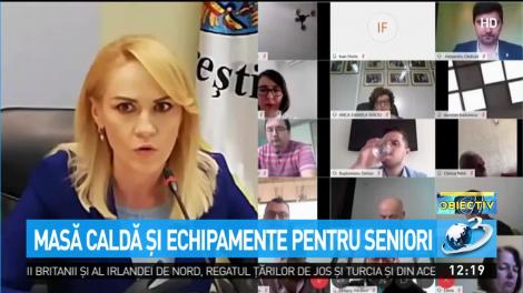 Masă caldă şi echipamente de protecţie pentru persoanele de peste 65 de ani, în Capitală