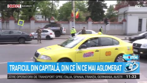 Traficul din Capitală, din ce &icirc;n ce mai aglomerat