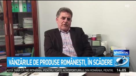 V&acirc;nzările de produse rom&acirc;neşti, &icirc;n scădere