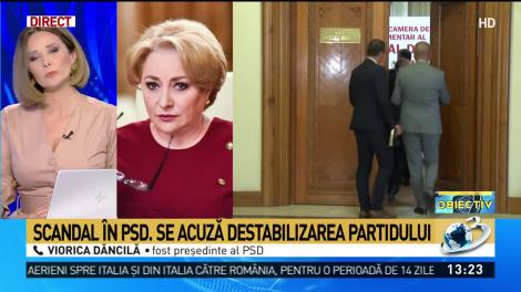 Scandal în PSD. Viorica Dăncilă, acuzată de destabilizarea partidului. Dăncilă: Ciolacu a pus PSD într-o situație umilitoare