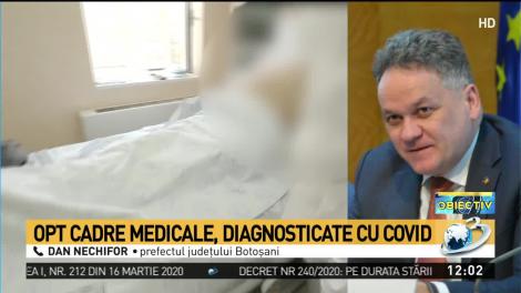 Opt cadre medicale, diagonosticate cu coronavirus la Spitalul din Dorohoi