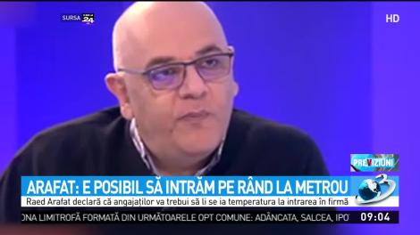 Raed Arafat, despre viitoarele măsuri: "E posibil să intrăm pe rând la metrou, după 15 mai. Dacă nu ai mască, nu urci în autobuz."
