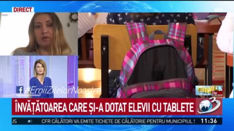 Elisabeta Păcuraru, &icirc;nvăţătoarea care şi-a dotat elevii cu tablete