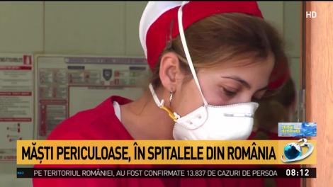 Măşti periculoase din China, la spitale din România