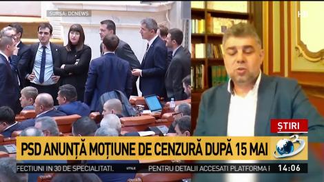 PSD anunţă moţiune de cenzură după 15 ma