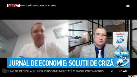Jurnalul de economie, cu Daniel Apostol. Horia Gustă, despre cum se poate relansa economia