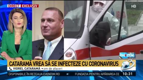 Viorel Cataramă vrea să se infecteze cu coronavirus: „Vreau să demonstrez că nu voi păți nimic”