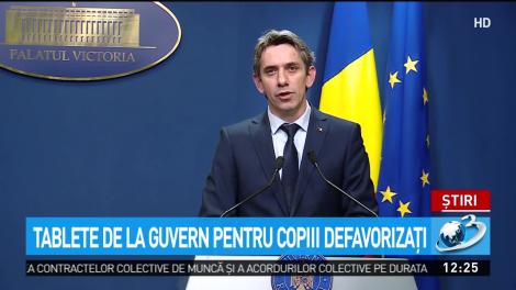Tablete de la Guvern pentru copiii defavorizaţi