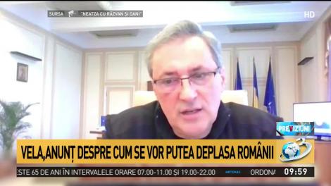 "Ne focalizăm pe motivele ieșirii. Vei putea părăsi localitatea să te duci la plimbare". Marcel Vela lămurește declarațiile anterioare privind ieșirea din localitate după 15 mai