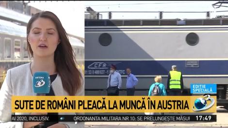 Sute de rom&acirc;ni pleacă astăzi la muncă &icirc;n Austria, cu o cursă de noapte