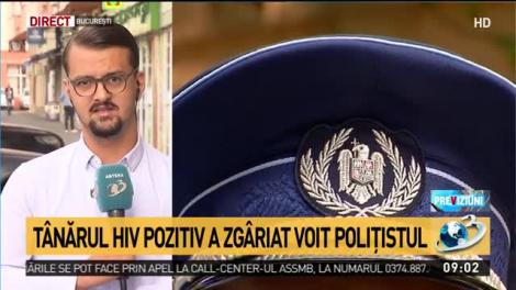 Mesajul unui polițist, după ce a fost zgâriat de un bărbat infectat cu HIV. Se apropiase de un grup care mânca semințe. "Ați venit să dați amenzi?"