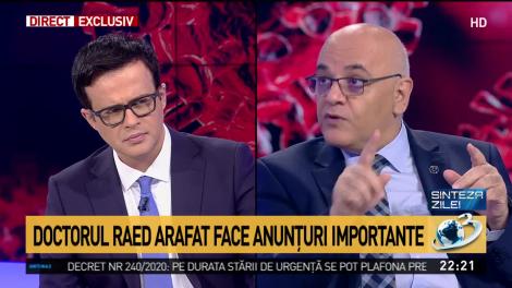 Raed Arafat: Lupta cu al doilea val al pandemiei ar putea deveni de zece ori mai grea