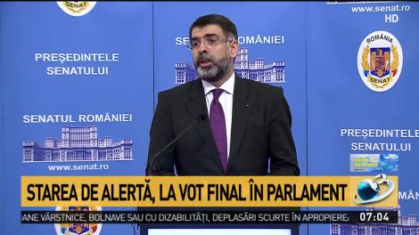 Legea privind starea de alertă, schimbări majore &icirc;n Senat. &rdquo;Cred că am &icirc;nlăturat orice formă de abuz&rdquo;
