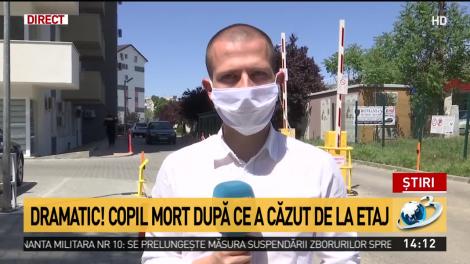 Un copil de doi ani a murit, după ce a căzut de la etajul 5 al unui bloc din București