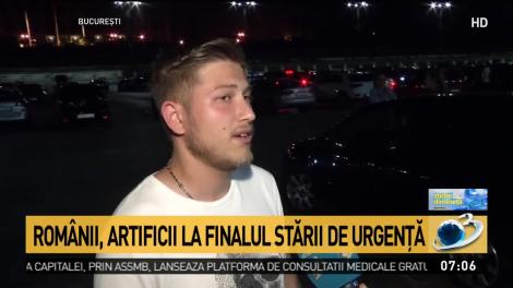 Românii au ieșit din starea de urgență cu focuri de artificii! Ce au făcut imediat după miezul nopții