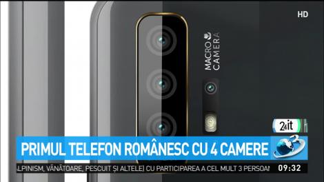 Primul smartphone rom&acirc;nesc, cu 4 camere, la un preț accesibil