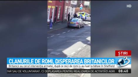 Lupte &icirc;ntre clanurile de rom&acirc;ni, pe străzile din Marea Britanie. Localnicii cer intervenția armatei