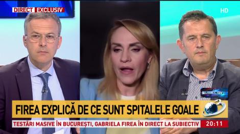 Gabriela Firea explică de ce sunt spitalele din București atât de goale, în ciuda faptului că în România sunt atâția bolnavi cronici