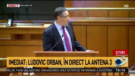 Victor Ponta, întrebare cheie pentru Ludovic Orban. ”Toți românii vor să v-o adreseze”