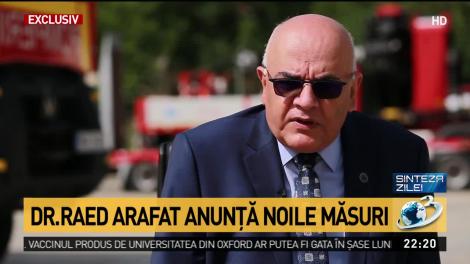 Raed Arafat: Va trebui să conviețuim cu coronavirusul până se găsește un vaccin