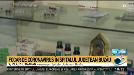 Focar de coronavirus, în spitalul județean Buzău: Am intrat în alertă când această pacientă a ieșit pozitiv