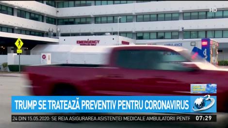 Donald Trump ia hidroxiclorochină, deși nu este infectat. ”Iau de o săptămână și jumătate și sunt încă aici!”