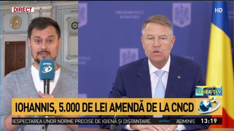 Klaus Iohannis, amendă de 5000 de lei de la CNCD. Nici Traian Băsescu și PSD nu au scăpat