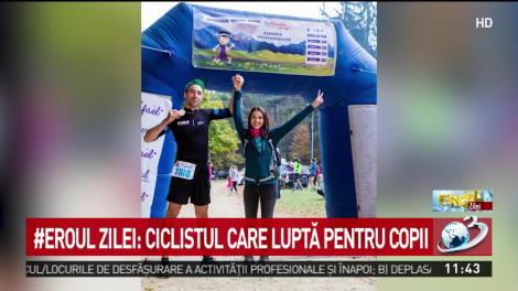 Eroul zilei. Ciclistul care luptă pentru copii