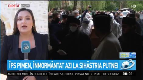 ÎPS Pimen va fi înmormântat la Sihăstria Putnei. Autoritățile, apel către credincioșii așteptați să-l conducă pe ultimul drum: ”Respectați distanțarea socială”