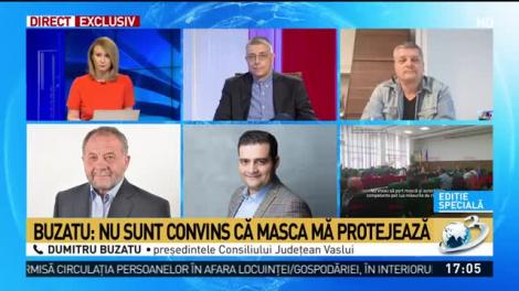Președintele CJ Vaslui refuză cu vehemență masca: "Nimeni nu mă poate obliga să mă prostesc și eu"
