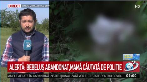 Polițiștii, în alertă maximă! Un bebeluș a fost abandonat pe un câmp, în Ilfov. Oamenii legii, apel către populație pentru găsirea părinților 