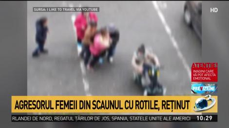 Agresorul femeii &icirc;n scaun cu rotile a fost identificat și reținut