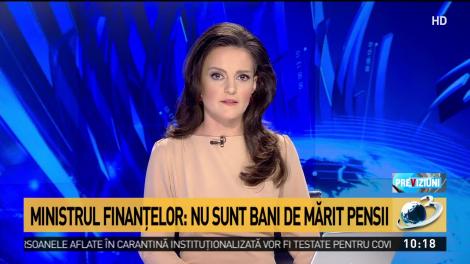 Florin C&icirc;țu: Nu sunt bani pentru mărirea pensiilor