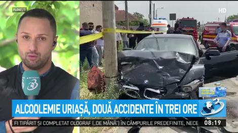 Cum a reușit un bărbat ”performanța” de a provoca două accidente, în doar trei ore. Ce i-au găsit polițiștii în sânge 
