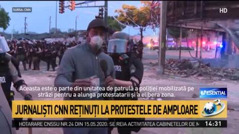 Jurnaliști CNN, arestați în direct, la protestele din Minneapolis