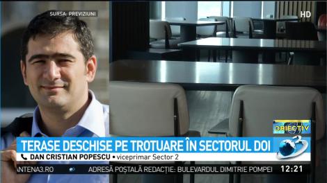 Primaria sectorului 2 permite restaurantelor să facă terase pe trotuare