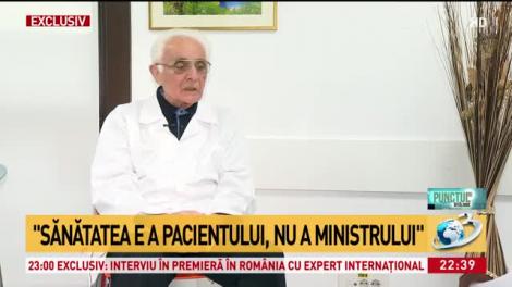 Prof. Dorin Sarafoleanu: Sistemul sanitar românesc e în agonie