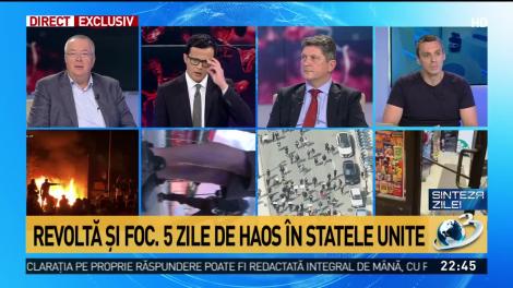 Mircea Badea, despre protestele din SUA: Cred că e multă frustrare şi o ură faţă de tot ce înseamnă establishment
