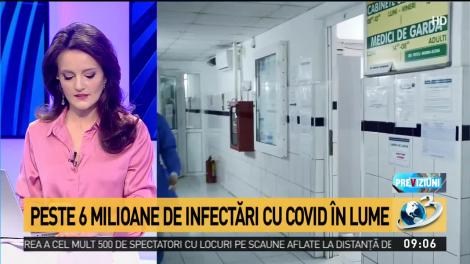 Numărul îmbolnăvirilor de coronavirus a depășit 6 milioane în lume