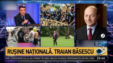 Traian Băsescu, intervenție telefonică plină de bâlbăieli la o emisiune TV: 'A mâncat o salată cu oțet'
