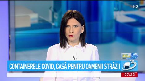 Containerele COVID, casă pentru oamenii străzii