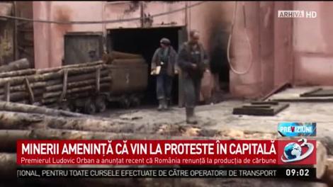 Minerii se pregătesc să vină la proteste, în București. Declarația premierului Ludovic Orban a stârnit revoltă: „Sărăcie maximă”