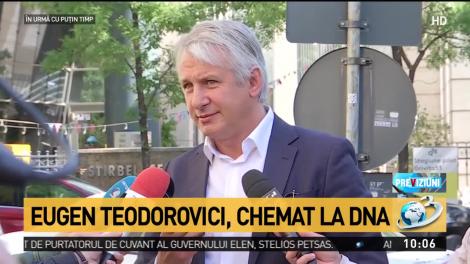 Eugen Teodorovici, la DNA. Primele declarații ale fostului ministru: Am rămas cu un gust amar