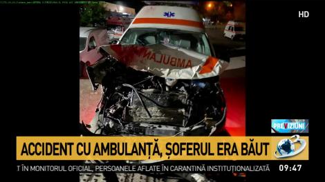 Accident grav cu o ambulanță, &icirc;n Ialomița. Șoferul consumase alcool! Atenție, imagini ce vă pot afecta emoțional! VIDEO