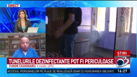 Ce spune un medic despre tunelurile de dezinfecție montate în școli: ”Sunt mai periculoase decât vă imaginați. Pot antrena virusul!”